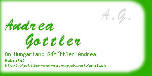 andrea gottler business card